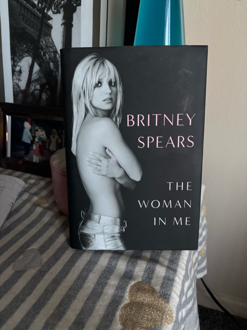 Britney Spears The Woman In Me Hardcover Book - Black
